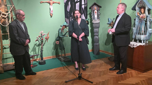 Baśniowe rzeźby na wystawie w Muzeum Diecezjalnym w Kielcach