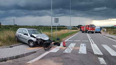 Groźny wypadek na drodze krajowej