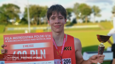 Bartłomiej Wawrzak został wicemistrzem Polski młodzików w wieloboju