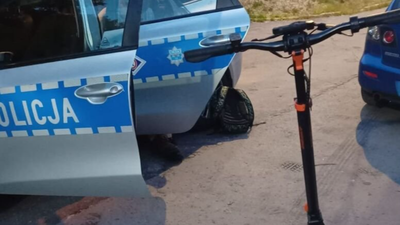 14-latek uciekał przed policjantami na hulajnodze elektrycznej