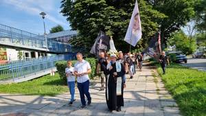 Męski Różaniec przeszedł ulicami Kielc