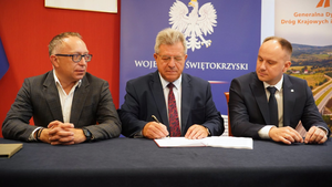 Wojewoda podpisał zezwolenie na budowę drogi S74 na trasie Łagów – Opatów