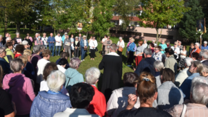 Koronką do Bożego Miłosierdzia modlili się na ulicach Kielc